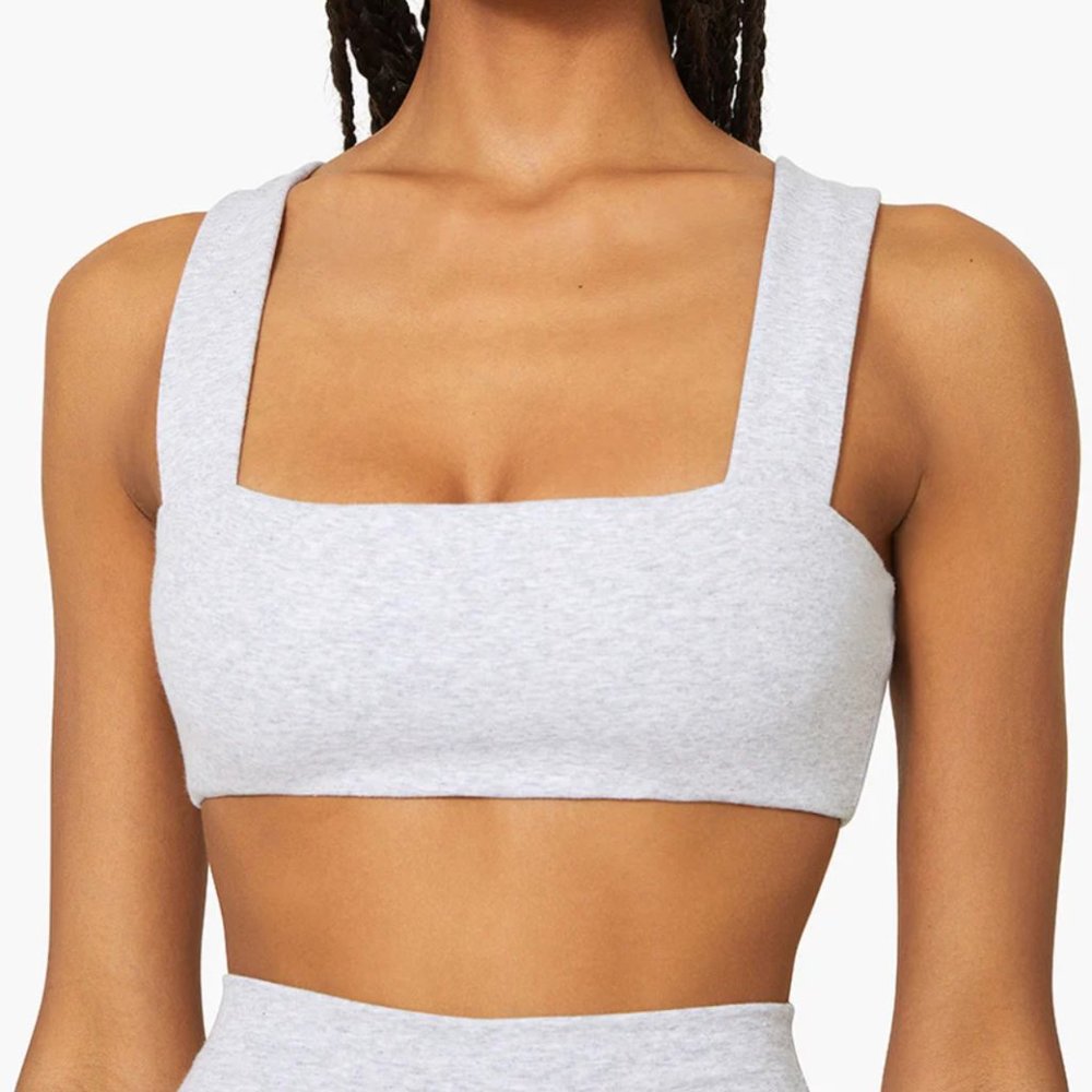WeWoreWhat BANDEAU BRA TOP COTTON JERSEY
